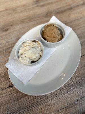 Gelato: Banana caramel and espresso (SO yummy!)