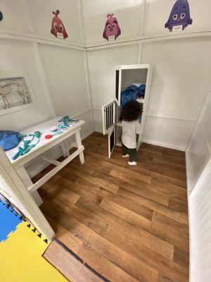 Inside the vet play house