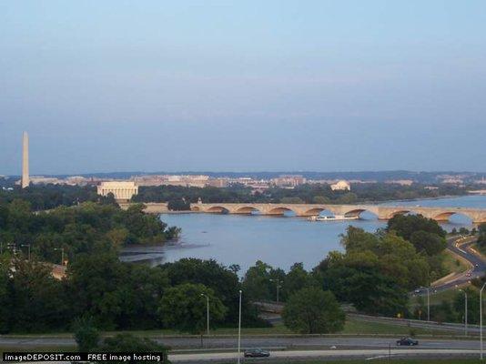 View of the Potomac River from the South building