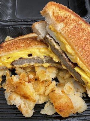 Breakfast Grilled Cheese