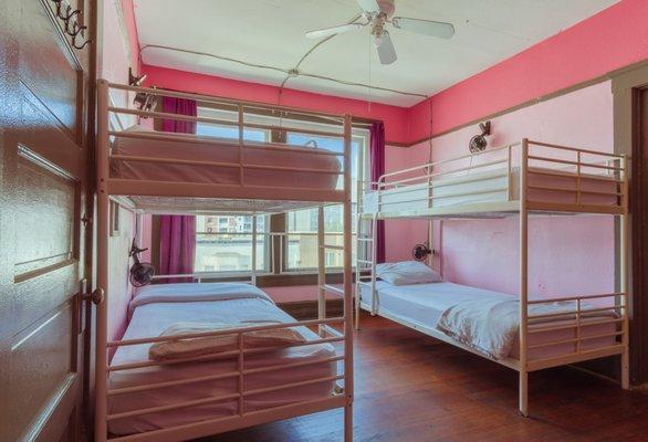 4 beds female dorms