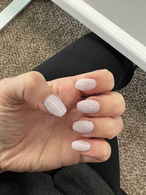 Dip powder manicure