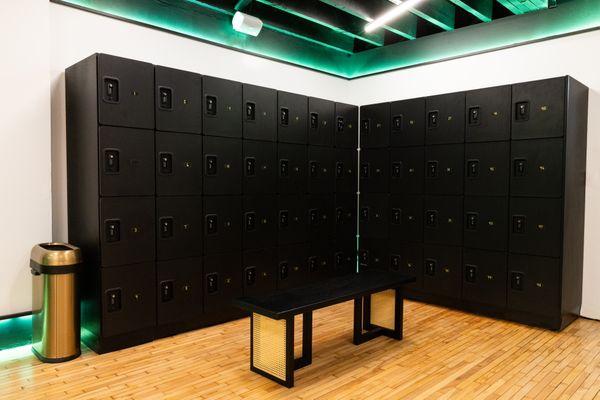 Lockers available for daily rental at BELONG NYC