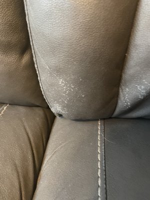 Leather recliner peeling after 2 years.