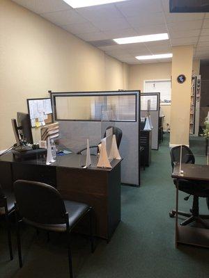 We have updated our office for the safety of our clients and ourselves.