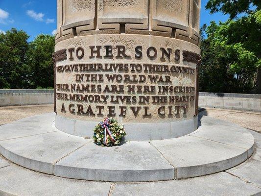 Walnut Hill Park World War Memorial