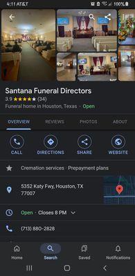 Santana Funeral Directors