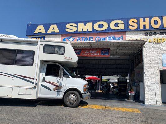 My 24' 1998 Chevy jayco RV getting checked by CJ