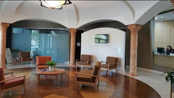 The main lobby of the Osteopathic Center San Diego