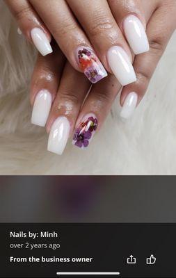 From their own nail tech