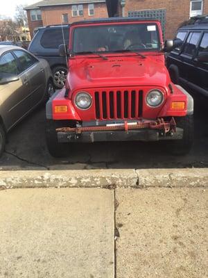 Red jeep on the lot.  Not this year but maybe in the future.