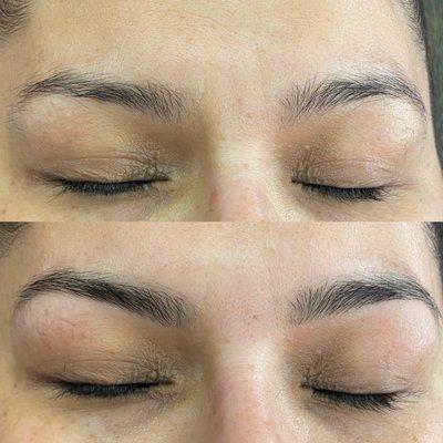 Eyebrow threading