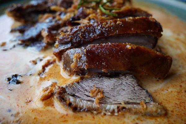 "Panang Crispy Duck"