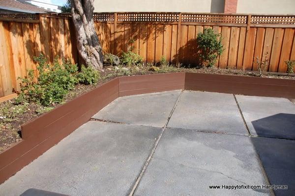 Rebuild your broken planter box.