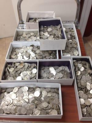 Cash for Pre-1964 Silver Quarters.  (24,000 Grams)