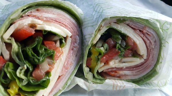 Spinach Italian Deli Wrap