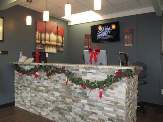 Front desk and Reception.