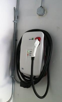 EV Charger Installation. this one is a Leviton Charger for a Nissan Leaf