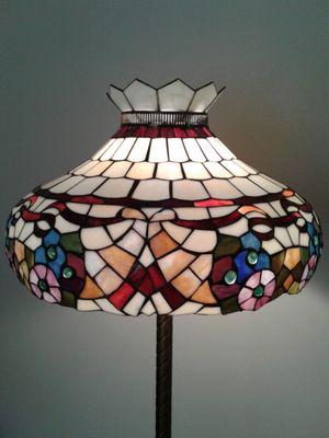 Photo of lamp repaired at Dragonfly Stained Glass, Canoga Park