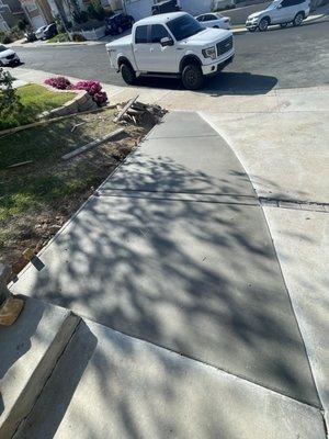 Front Yard Slab