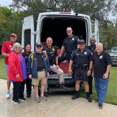 American Legion Post 31 came through again for our South Miami community, providing an abundance of toys for those families in need.