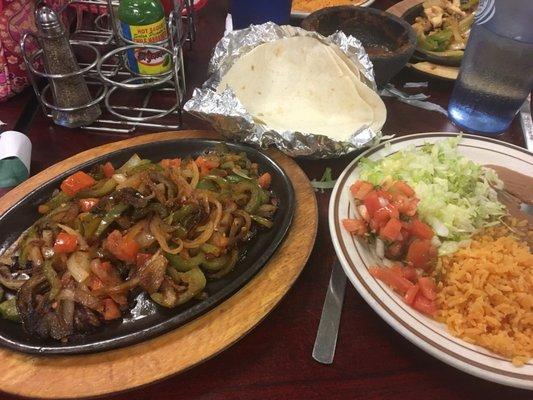 vegetarian fajitas