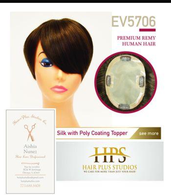 Hair Piece ideal for women experiencing hair loss (alopecia)