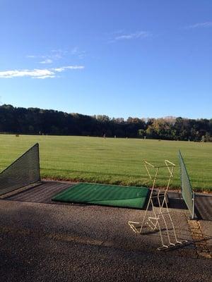 Driving range.