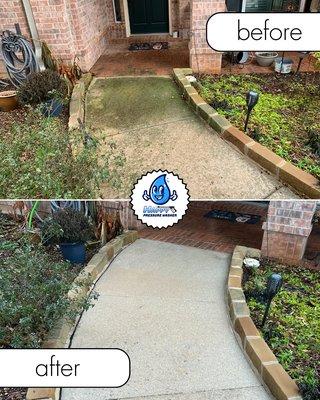 Walkway Pressure Washing Arlington Texas