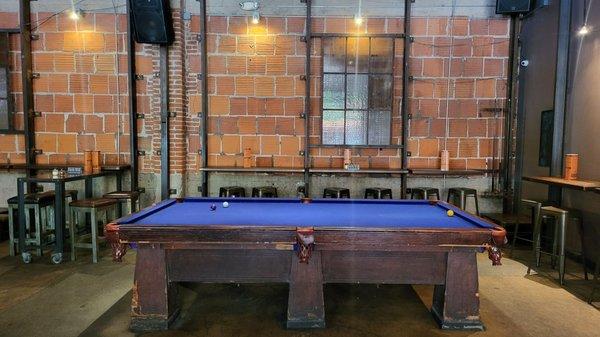 Inside - pool table