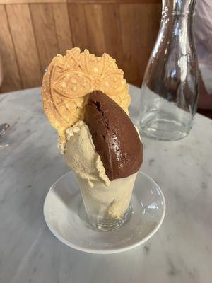 Hazelnut gelato