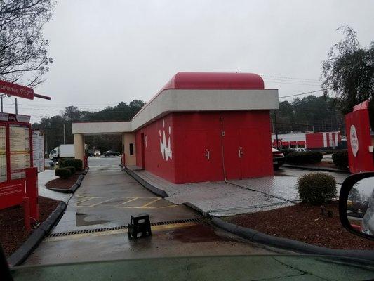 Drive thru entrance