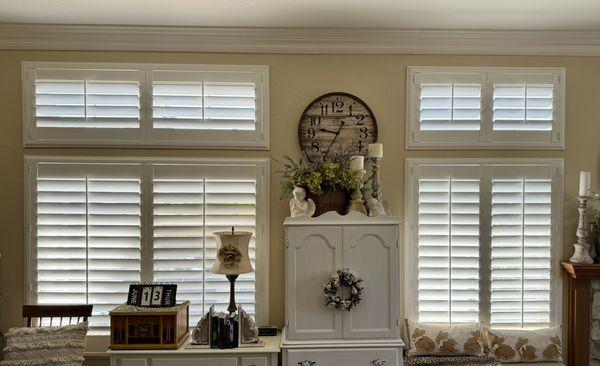 Upper window shutters