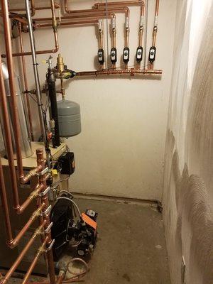 Weil McLain boiler installation