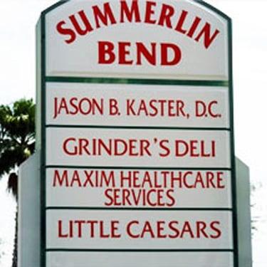 We are located in Summerlin Bend Plaza in beautiful Fort Myers, FL.