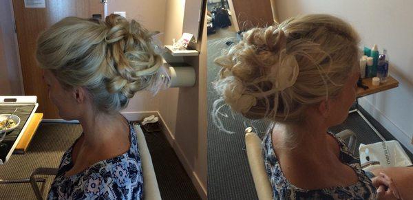 Updos, bridal hair and makeup, or hair extensions. Book an appointment for yourself and your bridal party today.