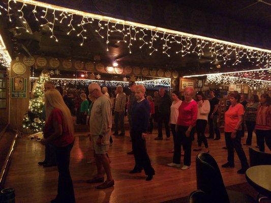 Line dance lessons