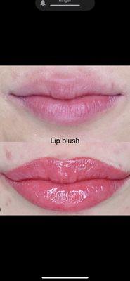 Lip blushing