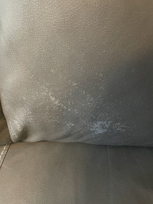 Recliner leather peeling