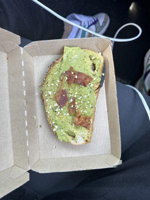 Avacado Toast with "bacon"