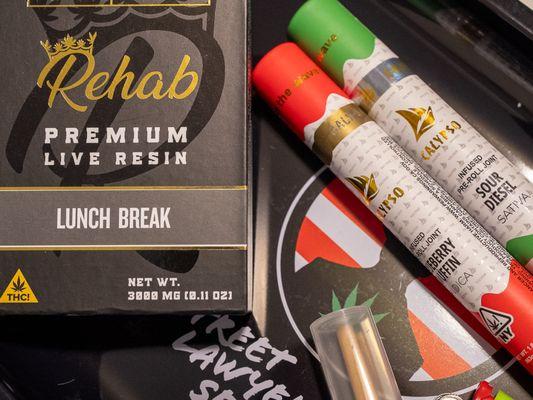 weed vapes, thc vapes, and cannabis pre rolls, live resin