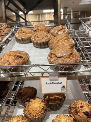 Excited for the fall season with apple cinnamon muffin!