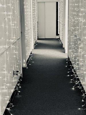 Hallway of happiness. Not sure what they call it but it's my stab at naming it.