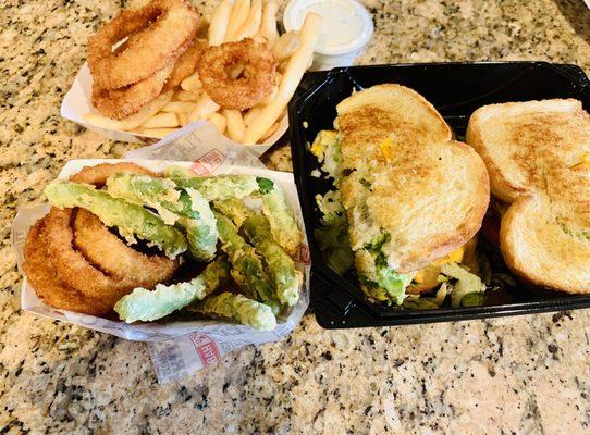 Santa Barbara Charburger Charburger French Fries Onion Rings Tempura Green Beans & Fries