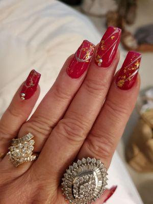 BEAUTIFULLY BEDAZZLED NAILS BY MIMI!