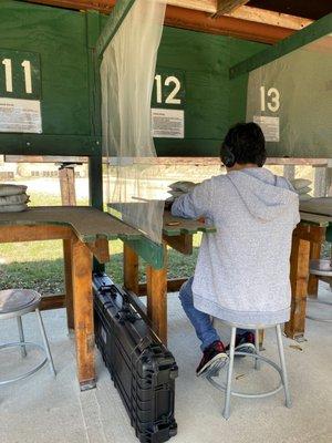 Rifle range - great set up