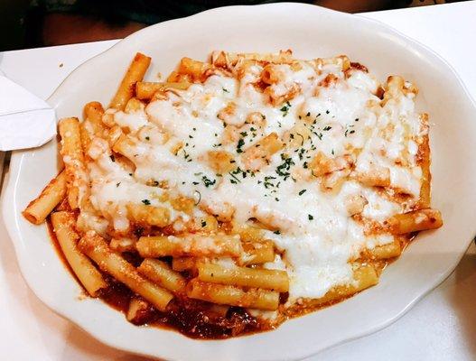 Baked Ziti is delicious and still good for our leftover