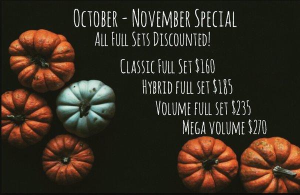 Fall Special!!!!