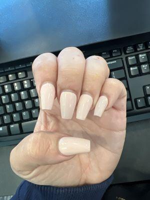 Nails after a fill