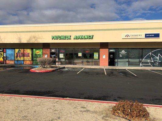 Come visit us at Paycheck Advance! 
3977 S McCarran Blvd  #101; Reno, NV 89502